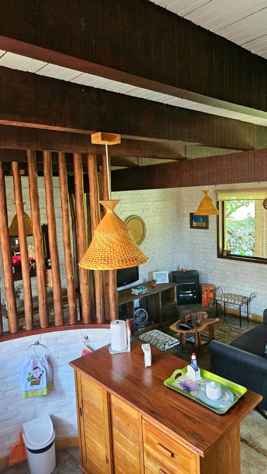 Chalé Alfazema — Para casais, com lareira à alcool e vista para montanhas 6